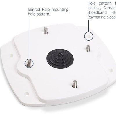 Simrad Halo Hard Top Adapter Mount Plate